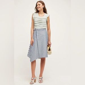 Anthropologie by Maeve Sea Stripe Skirt Size 2